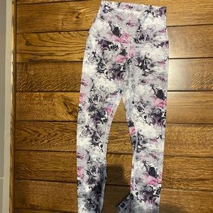 Floral lululemon leggings